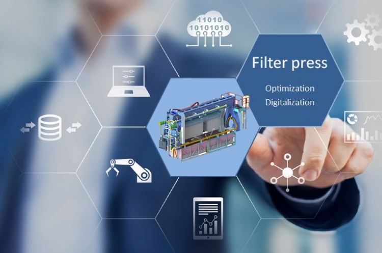 Innovation in Mineral processing plants; Filter press digitalization